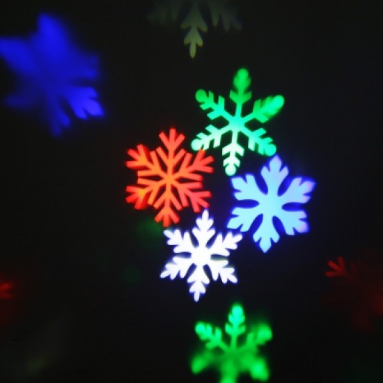 Lightme 110 - 240V 6W LED Waterproof Colorful Snowflake Light