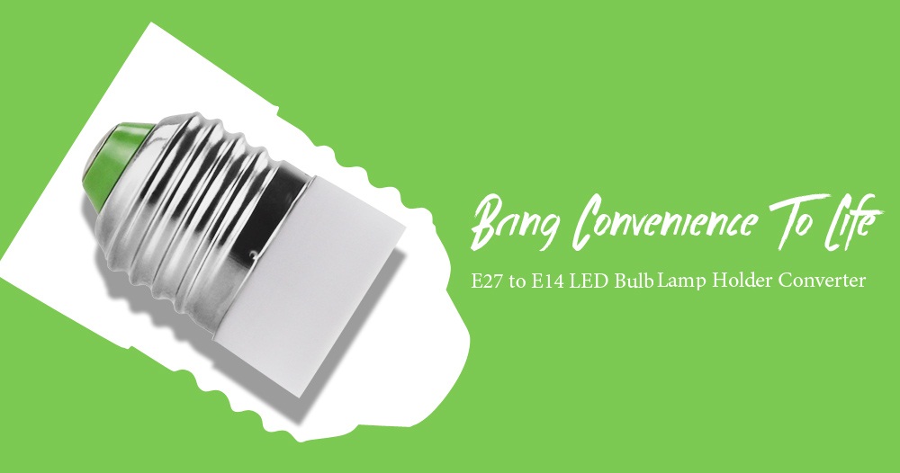 E27 to E14 LED Bulbs Lamp Holder Converter